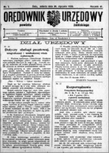 Orędownik Urzędowy powiatu Żnińskiego 1928.01.28 R.41 nr 7