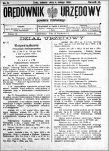 Orędownik Urzędowy powiatu Żnińskiego 1928.02.04 R.41 nr 9