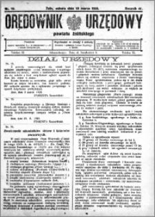 Orędownik Urzędowy powiatu Żnińskiego 1928.03.10 R.41 nr 19
