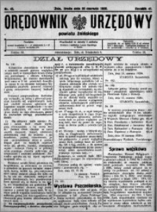 Orędownik Urzędowy powiatu Żnińskiego 1928.06.20 R.41 nr 43