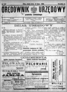 Orędownik Urzędowy powiatu Żnińskiego 1928.07.25 R.41 nr 52