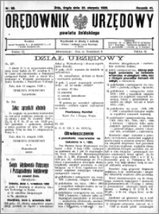 Orędownik Urzędowy powiatu Żnińskiego 1928.08.22 R.41 nr 60