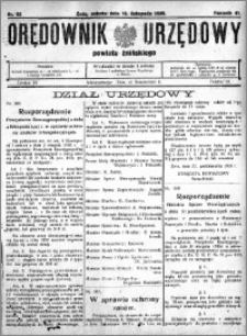 Orędownik Urzędowy powiatu Żnińskiego 1928.11.10 R.41 nr 82