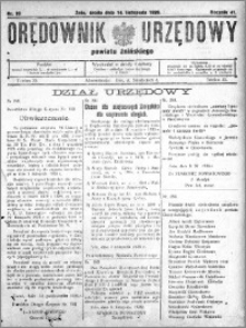 Orędownik Urzędowy powiatu Żnińskiego 1928.11.14 R.41 nr 83