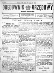 Orędownik Urzędowy powiatu Żnińskiego 1928.11.21 R.41 nr 85