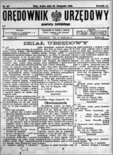 Orędownik Urzędowy powiatu Żnińskiego 1928.11.28 R.41 nr 87