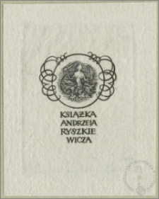 Książka Andrzeja Ryszkiewicza