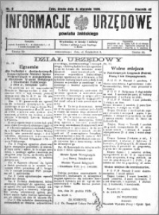 Informacje Urzędowe powiatu Żnińskiego 1929.01.09 R.42 nr 2