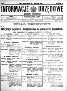 Informacje Urzędowe powiatu Żnińskiego 1929.01.30 R.42 nr 8