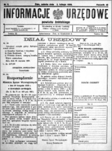 Informacje Urzędowe powiatu Żnińskiego 1929.02.02 R.42 nr 9