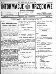Informacje Urzędowe powiatu Żnińskiego 1929.02.16 R.42 nr 11