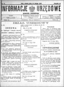 Informacje Urzędowe powiatu Żnińskiego 1929.02.23 R.42 nr 13