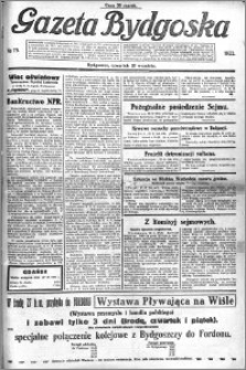 Gazeta Bydgoska 1922.09.28 R.1 nr 75