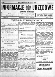 Informacje Urzędowe powiatu Żnińskiego 1929.03.23 R.42 nr 21