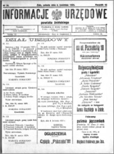 Informacje Urzędowe powiatu Żnińskiego 1929.04.06 R.42 nr 24