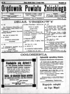 Orędownik Powiatu Żnińskiego 1929.05.01 R.42 nr 31