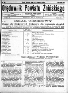 Orędownik Powiatu Żnińskiego 1929.06.15 R.42 nr 40