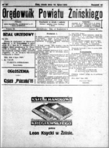 Orędownik Powiatu Żnińskiego 1929.07.10 R.42 nr 46