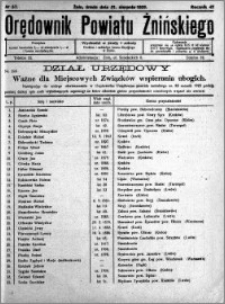 Orędownik Powiatu Żnińskiego 1929.08.21 R.42 nr 57