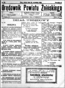 Orędownik Powiatu Żnińskiego 1929.09.25 R.42 nr 66