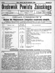 Orędownik Powiatu Żnińskiego 1929.11.23 R.42 nr 81