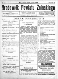 Orędownik Powiatu Żnińskiego 1929.12.07 R.42 nr 84