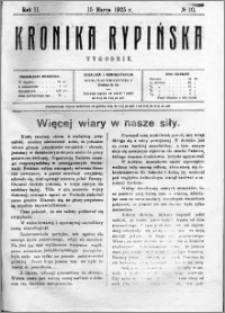 Kronika Rypińska 1925, R. 2 nr 10