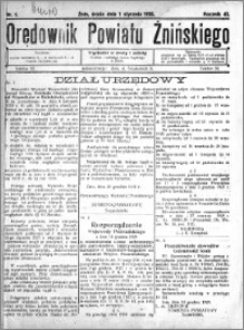 Orędownik Powiatu Żnińskiego 1930.01.01 R.43 nr 1