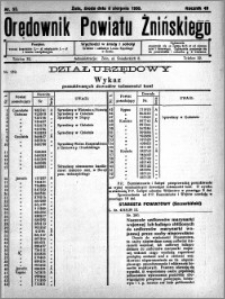 Orędownik Powiatu Żnińskiego 1930.08.06 R.43 nr 53