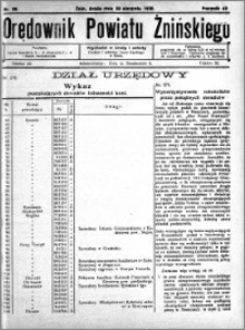 Orędownik Powiatu Żnińskiego 1930.08.20 R.43 nr 56