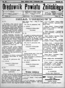 Orędownik Powiatu Żnińskiego 1930.11.01 R.43 nr 76