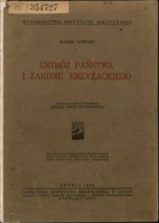 Ustrój państwa i Zakonu Krzyżackiego