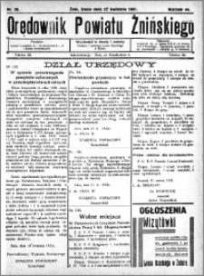 Orędownik Powiatu Żnińskiego 1931.04.22 R.44 nr 28