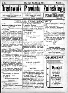 Orędownik Powiatu Żnińskiego 1931.05.13 R.44 nr 33
