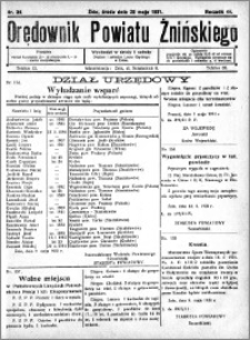 Orędownik Powiatu Żnińskiego 1931.05.20 R.44 nr 34