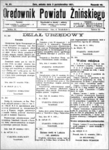 Orędownik Powiatu Żnińskiego 1931.10.03 R.44 nr 61