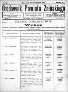 Orędownik Powiatu Żnińskiego 1931.11.11 R.44 nr 67