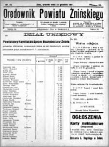 Orędownik Powiatu Żnińskiego 1931.12.22 R.44 nr 73