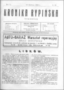 Kronika Rypińska 1925, R. 2 nr 23