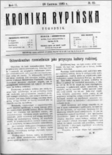 Kronika Rypińska 1925, R. 2 nr 25