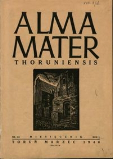 Alma Mater Thoruniensis R. 1 nr 1-2 (marzec 1946)