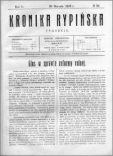 Kronika Rypińska 1925, R. 2 nr 34