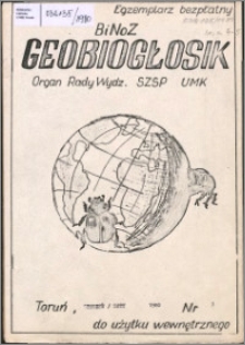 Geobiogłosik 1980 nr 3