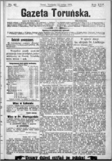 Gazeta Toruńska 1891, R. 25 nr 43