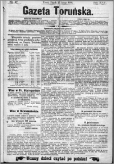 Gazeta Toruńska 1891, R. 25 nr 47