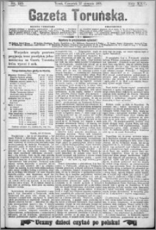 Gazeta Toruńska 1891, R. 25 nr 195
