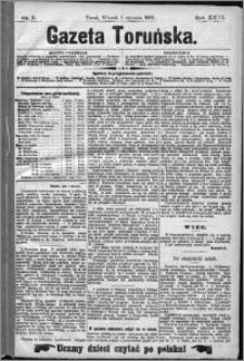 Gazeta Toruńska 1892, R. 26 nr 3
