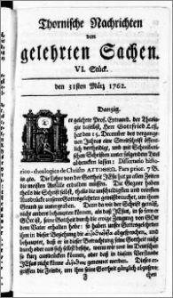 Thornische Nachrichten von Gelehrten Sachen, 1762.03.31 nr 6