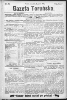 Gazeta Toruńska 1892, R. 26 nr 74