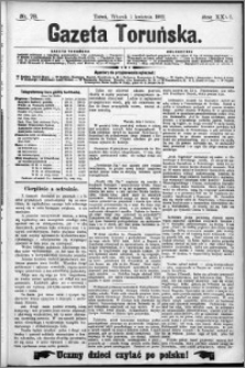 Gazeta Toruńska 1892, R. 26 nr 78